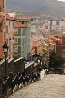 Bilbao şehrinin şehir manzarası