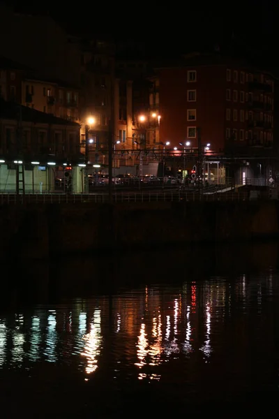 Vista Urbana Nella Città Bilbao — Foto Stock