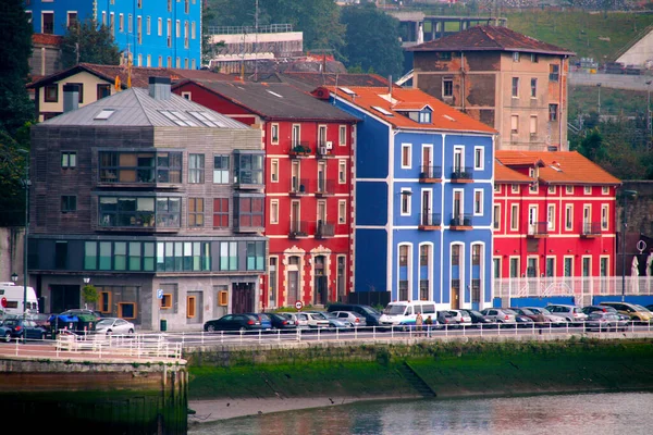 Vista Urbana Cidade Bilbau — Fotografia de Stock