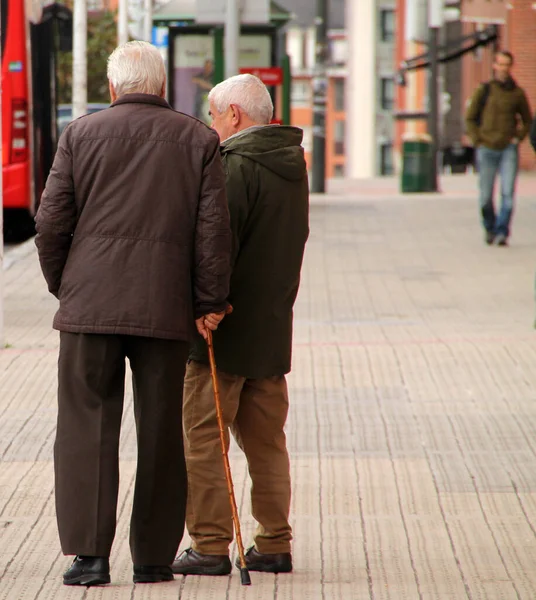 Ageing People Street — Stock Photo, Image