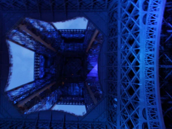 Vista Torre Eiffel París —  Fotos de Stock