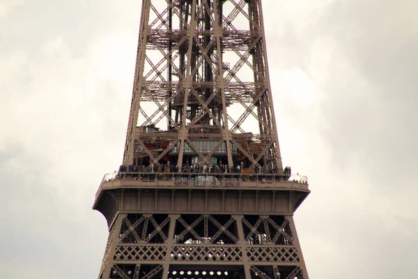 Blick Auf Den Eiffelturm Paris — Stockfoto