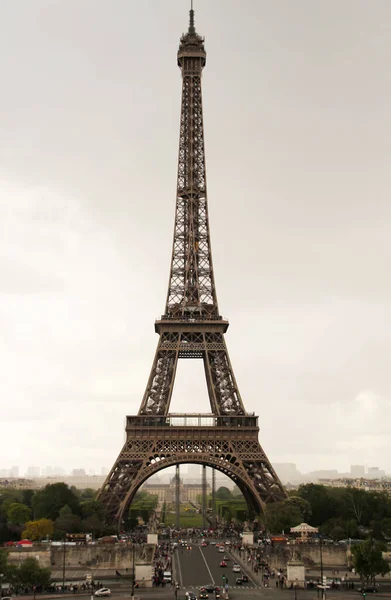 Vista Torre Eiffel Paris — Fotografia de Stock