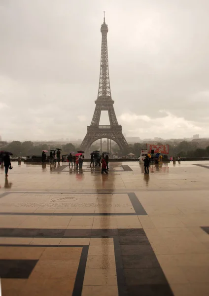 Vista Torre Eiffel Paris — Fotografia de Stock