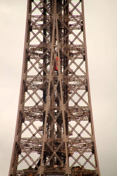 Kilátás Eiffel Toronyra Párizs — Stock Fotó