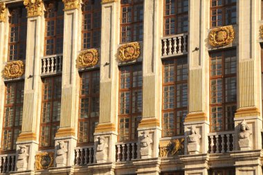 Brüksel 'in Eski Kasabası' nın anıtsal mimarisi