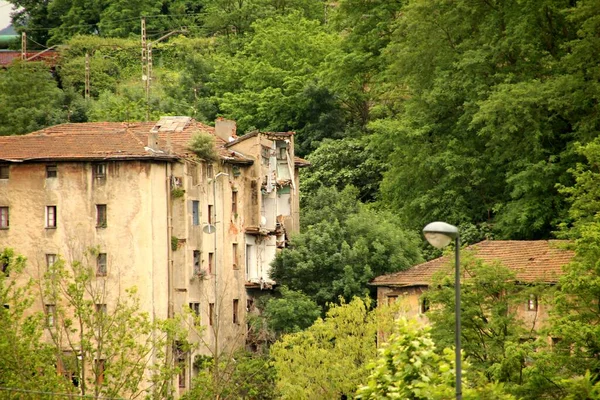 Budynek Dzielnicy Bilbao — Zdjęcie stockowe