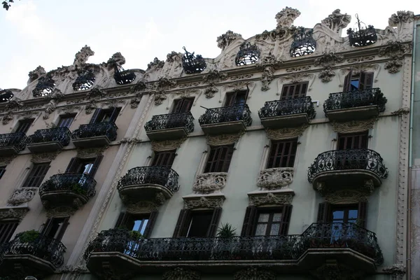 巴塞罗那的建筑遗产 — 图库照片