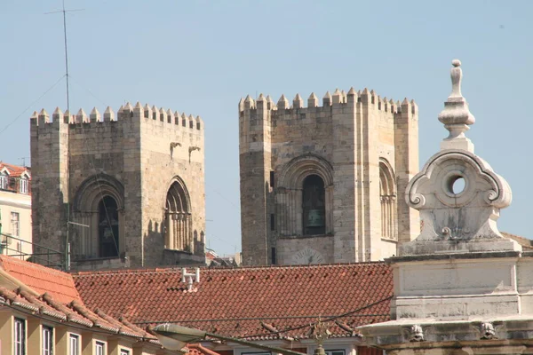 Arquitetura Monumental Lisboa — Fotografia de Stock