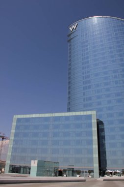 Barselona şehrindeki şehir manzarası