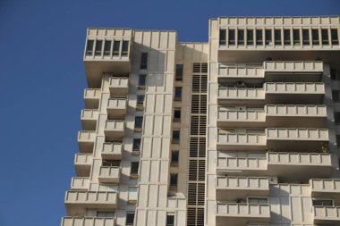 Barselona şehrindeki şehir manzarası