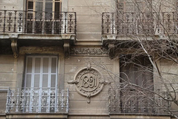 Architectonic Heritage City Barcelona — Stock Photo, Image