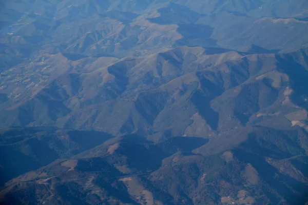 Vista Aeria Desde Avión — Foto de Stock