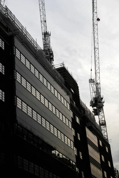 Construction site in the downtown of London