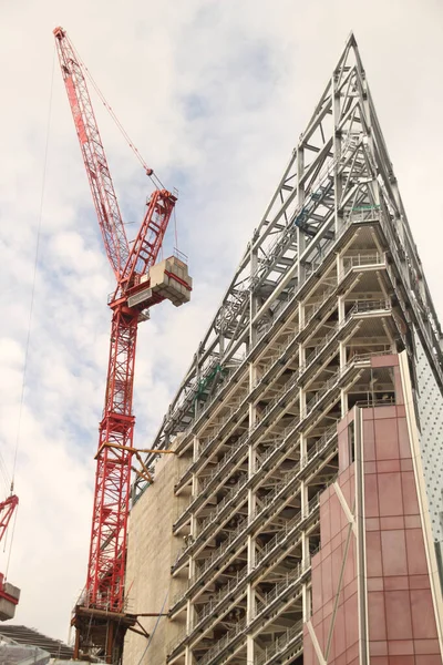 Construction site in the downtown of London