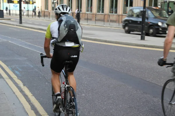 Biking Urban Environment — Stock Photo, Image