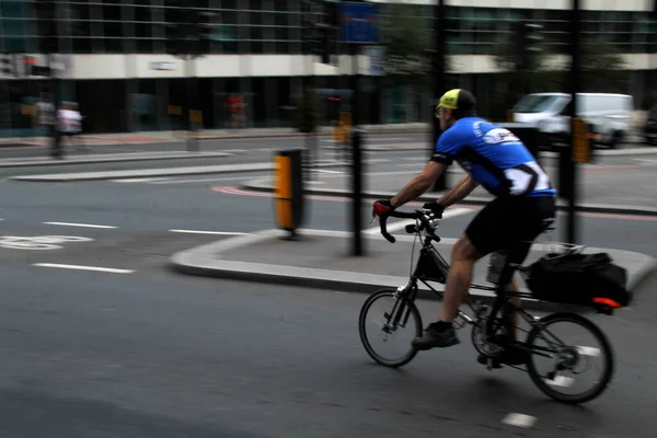 Biking Urban Environment — Stock Photo, Image