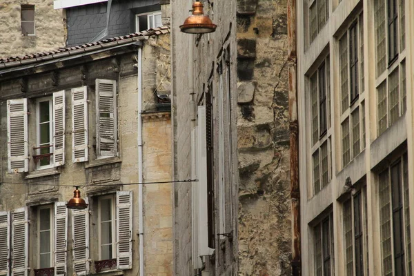 Appartementen Blok Stad Bordeaux — Stockfoto