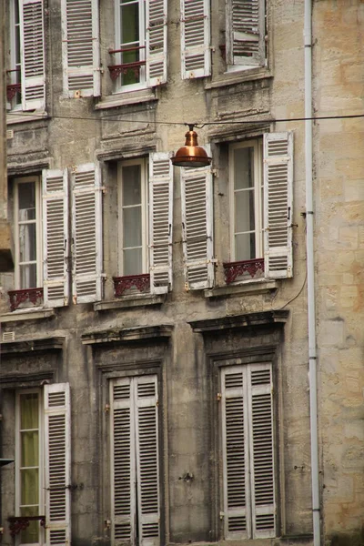 Apartmány Blok Městě Bordeaux — Stock fotografie