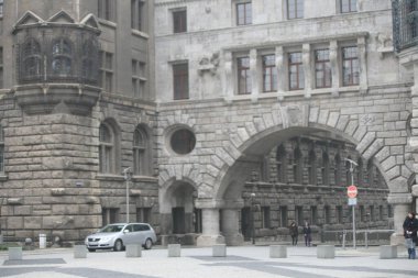 Leipzig, Almanya şehir merkezinden mimari