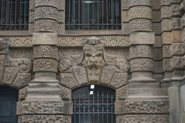Leipzig, Almanya şehir merkezinden mimari