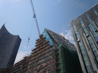 Leipzig, Almanya şehir merkezinden mimari