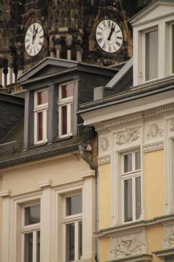 Leipzig, Almanya şehir merkezinden mimari