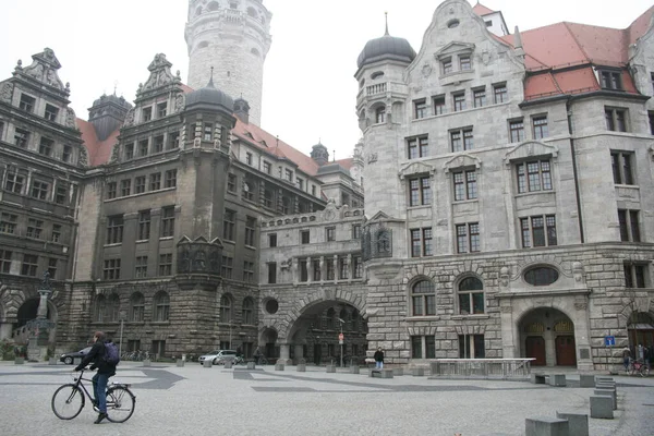 Architecture Downtown Leipzig Germany — Stock Photo, Image