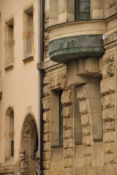 Architektura Centrum Lipska Niemcy — Zdjęcie stockowe