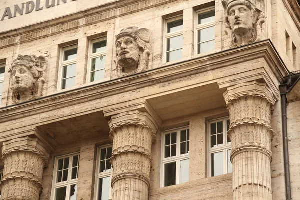 Arquitectura Del Centro Leipzig Alemania — Foto de Stock