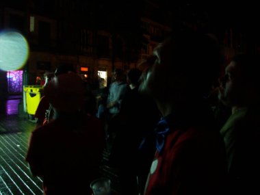 Festival sırasında havai fişekler