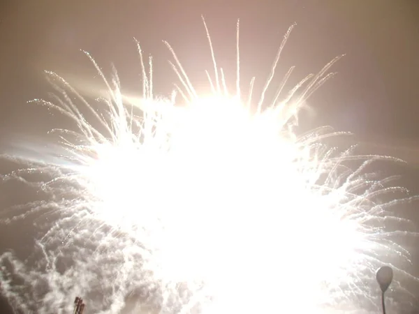 Fuegos Artificiales Durante Festival — Foto de Stock