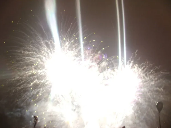 Vuurwerk Tijdens Een Festival — Stockfoto