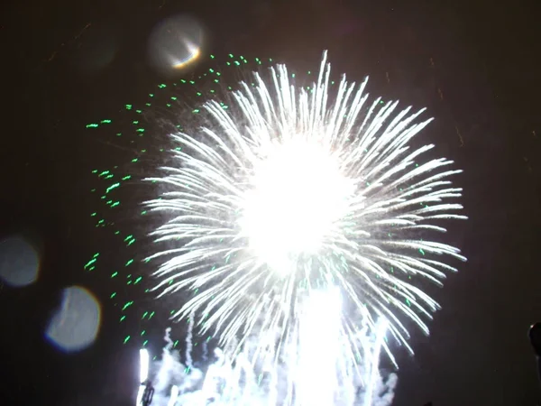 Fuegos Artificiales Durante Festival — Foto de Stock