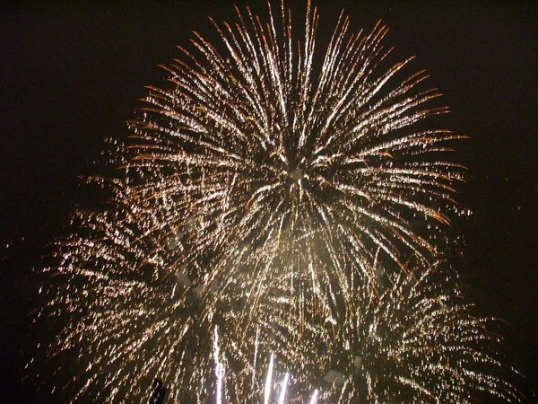 Fuegos Artificiales Durante Festival — Foto de Stock