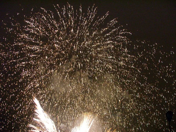 Fuegos Artificiales Durante Festival — Foto de Stock