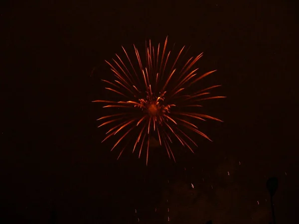 Fogos Artifício Durante Festival — Fotografia de Stock