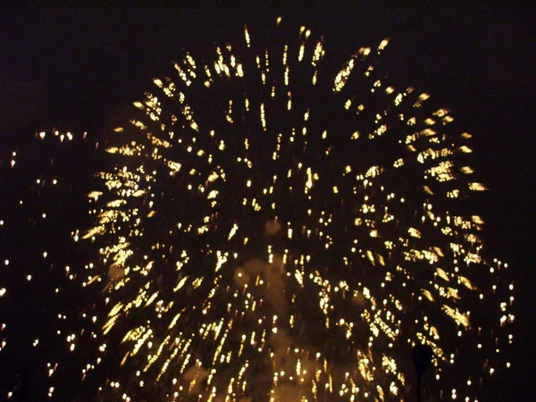 Fuegos Artificiales Durante Festival —  Fotos de Stock