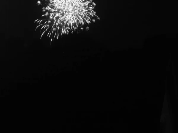 Fireworks Summer Night — Stock Photo, Image