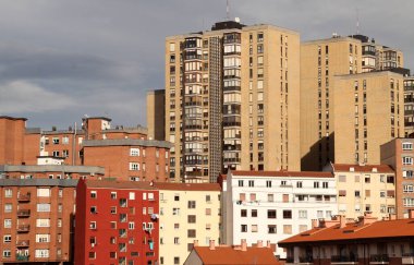 Bilbao şehrinin mimarisi.