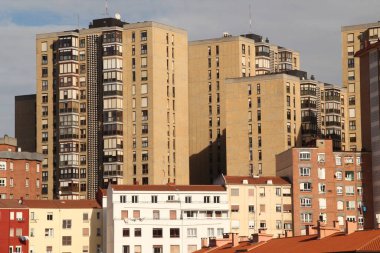 Bilbao şehrinin mimarisi.