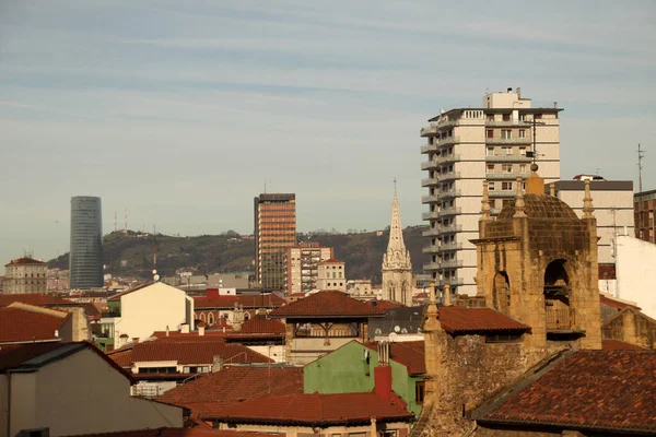 Arcihtecture Cidade Bilbao — Fotografia de Stock