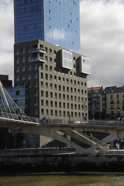 Arcihtectuur Van Stad Bilbao — Stockfoto