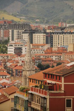 Bilbao şehrinin mimarisi.