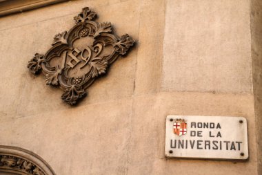 Barselona şehrindeki şehir manzarası