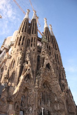 Barselona şehrindeki şehir manzarası