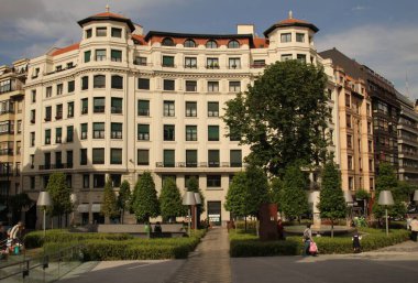 Bilbao Mahallesi 'nde şehir manzarası