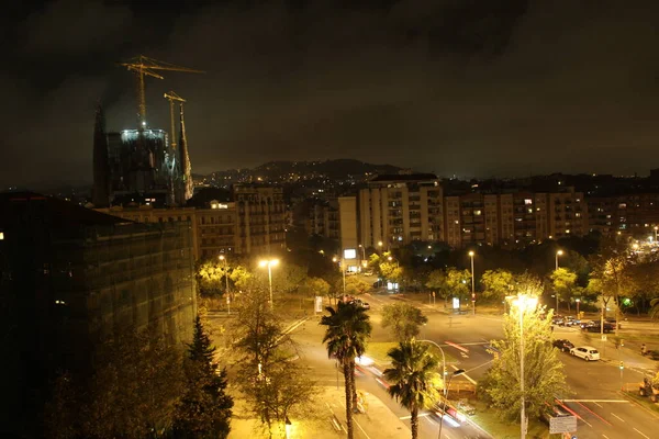 巴塞罗那市的Urbanscape — 图库照片