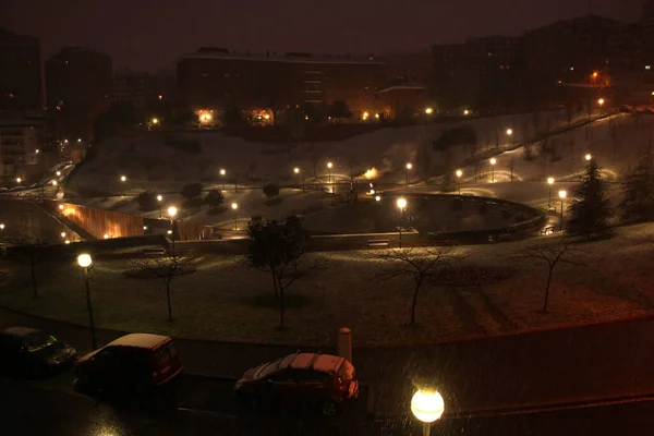 Vista Bilbao Día Invierno — Foto de Stock