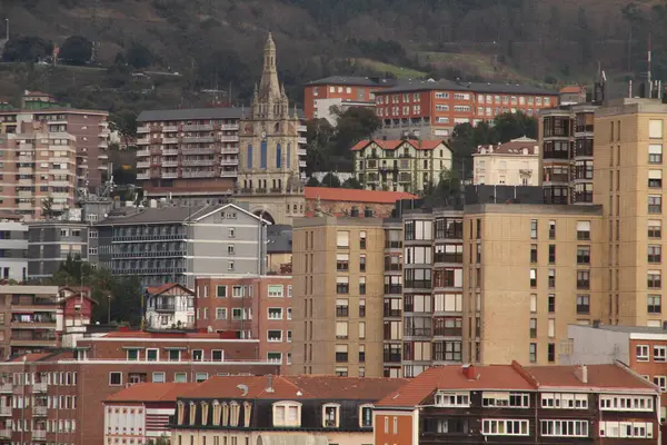 Urbanscape Barrio Bilbao — Foto de Stock